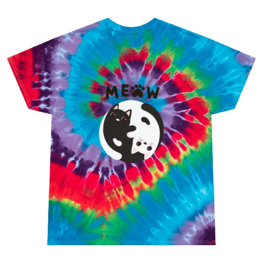 Meow Cat Tie Dye T Shirts