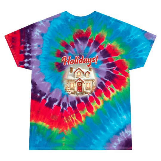 Home for the Holidays, Merry Christmas Tie Dye T Shirts