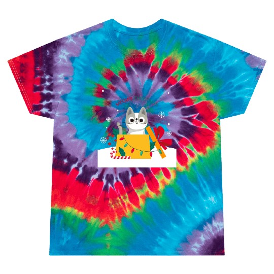 Meowy Christmas Surprise! Tie Dye T Shirts