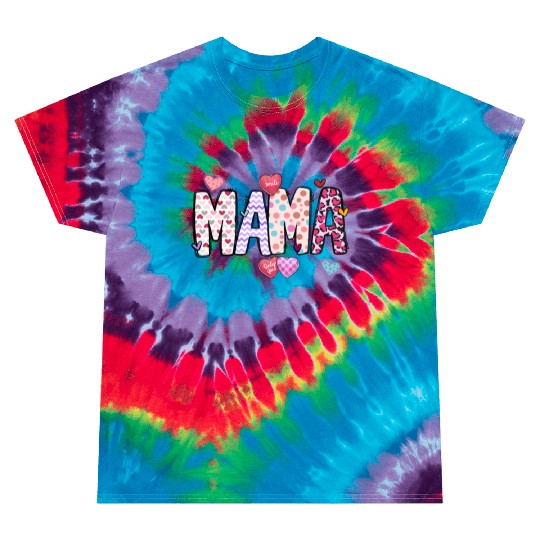 Mama Heart Glitter, Valentines, Valentines Day Tie Dye T Shirts