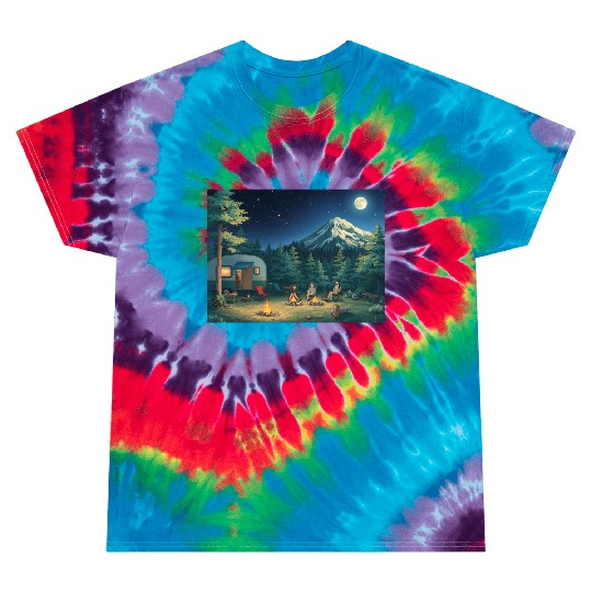 Digital nature bad painting Tie Dye T Shirts