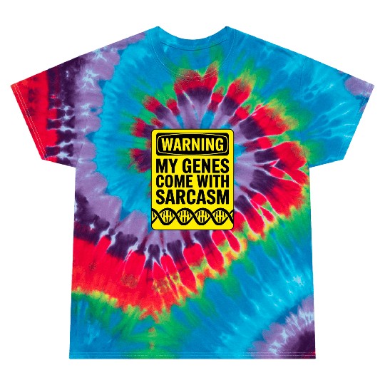 Sarcastic Genealogy DNA Test Genetics Biologist Tie Dye T Shirts