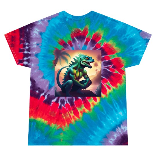 Mutant Lizard Man Tie Dye T Shirts