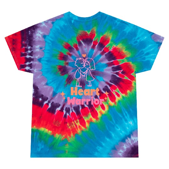 Heart warrior, valentine Tie Dye T Shirts