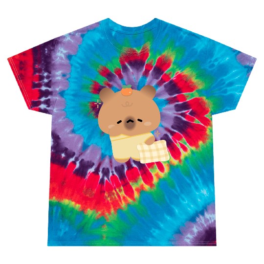 Sleepy Capybara Tie Dye T Shirts