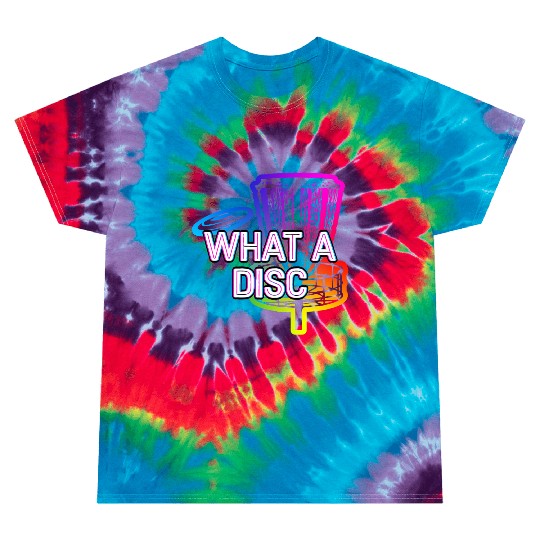 What a Disc Golf Sports Golfer Games Dad Jokes Tie Dye T Shirts