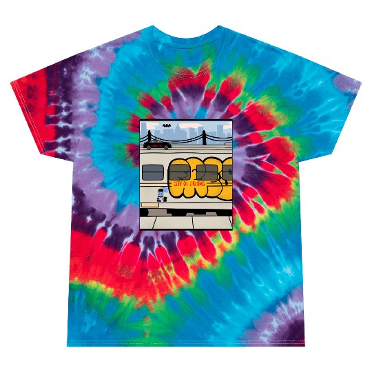 New York City – City of Dreams | NYC Skyline Tie Dye T Shirts