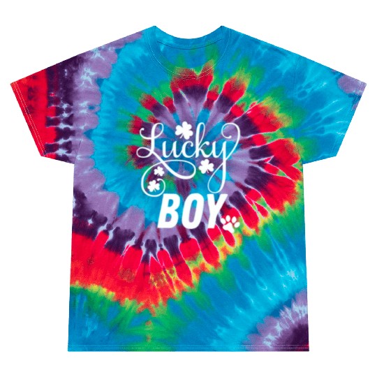 Lucky Boy St Patrick's Day Tie Dye T Shirts