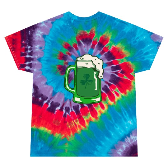 Green Beer Tie Dye T Shirts