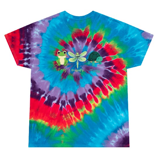 Subtle Political Frog Dragonfly Turtle Women Men Tie Dye T Shirts