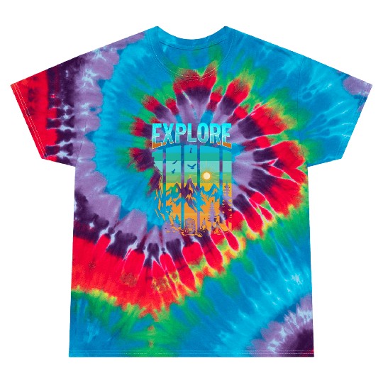 Apex Ascent: Embrace the Untamed Horizon Tie Dye T Shirts