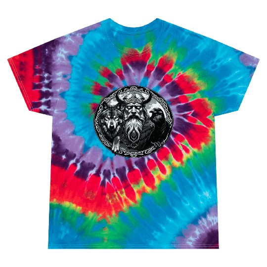 Viking Warrior Man Odin Thor Norman Walhalla Tie Dye T Shirts