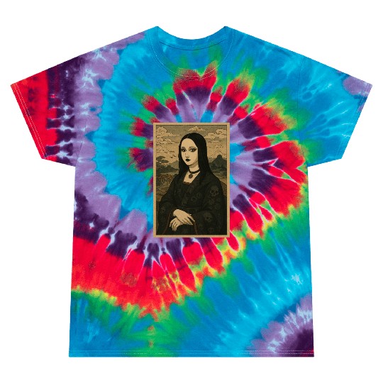 Gothic Geisha Mona Lisa Japanese Vintage Horror Tie Dye T Shirts