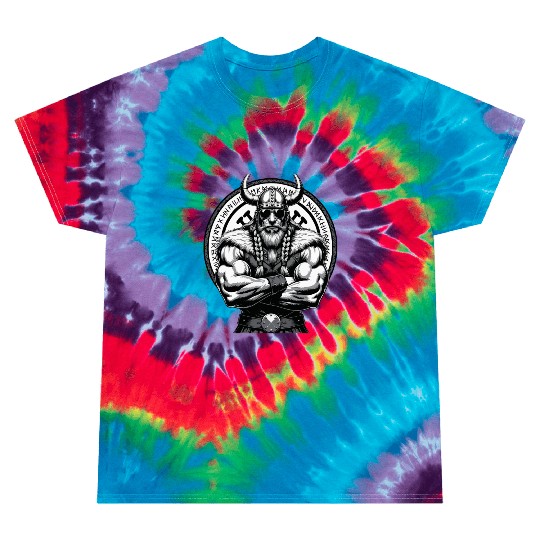 Viking Warrior Man Odin Thor Norman Walhalla Tie Dye T Shirts