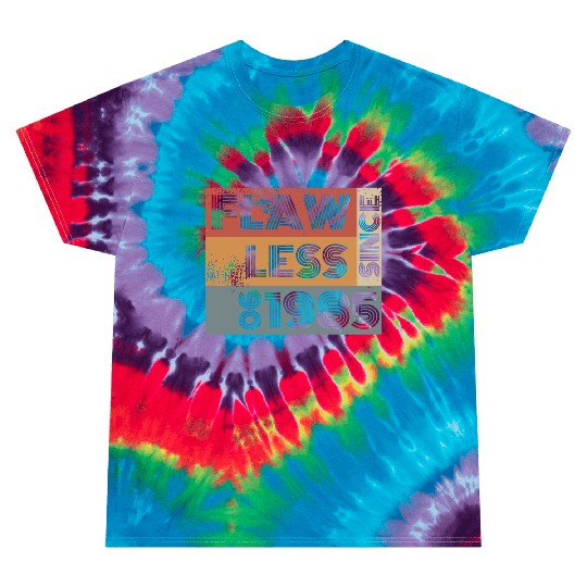 40th birthday Flawless since 06/1985 Tie Dye T Shirts