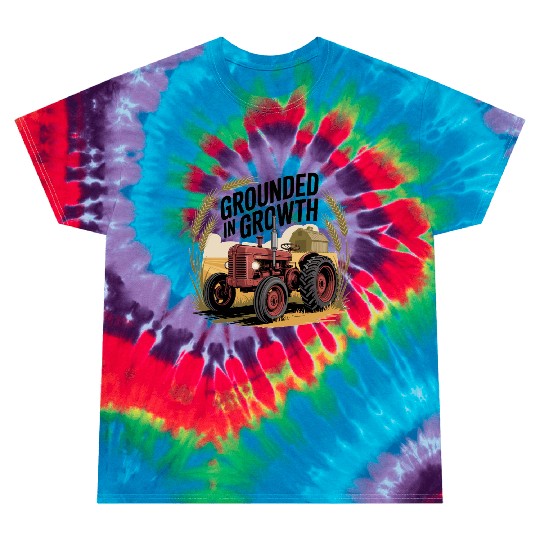 Grounded in Growth Tie Dye T Shirts