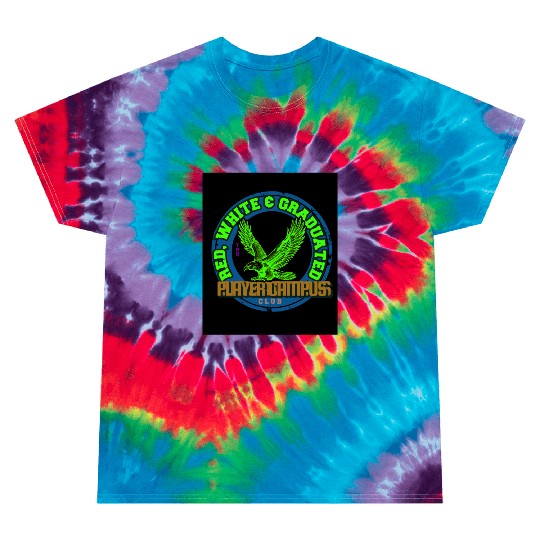 flying hawk emblem Tie Dye T Shirts