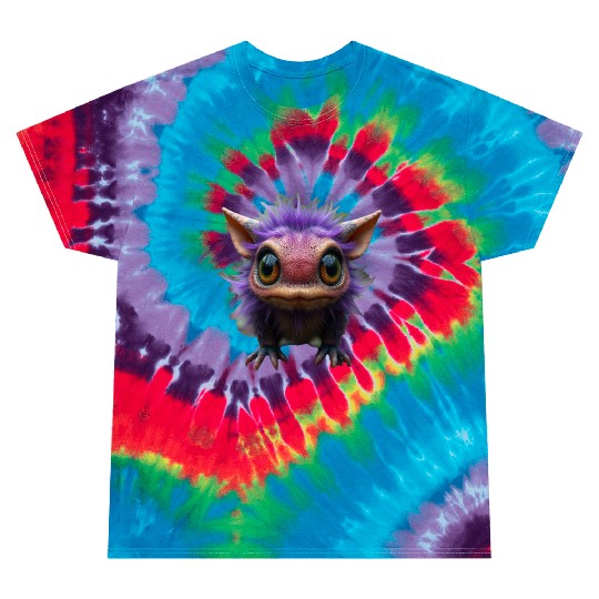 Cutie Creature - Purple Tie Dye T Shirts