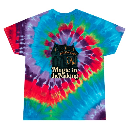 Potion Shop Witchcraft Design Tie Dye T Shirts
