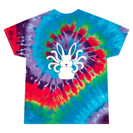 Octopus Bunny │Surreal White Cryptid Animal Mashup Tie Dye T Shirts