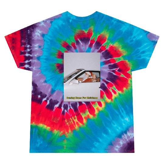 Santa's Joyful Ride Card Design Tie Dye T Shirts
