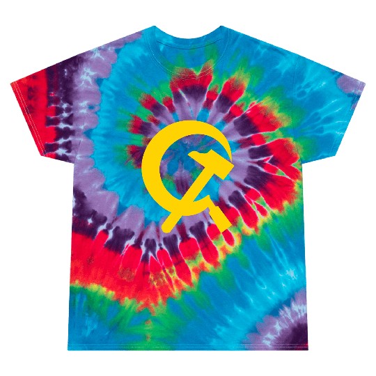 Hammer and sickle Tie Dye T Shirts