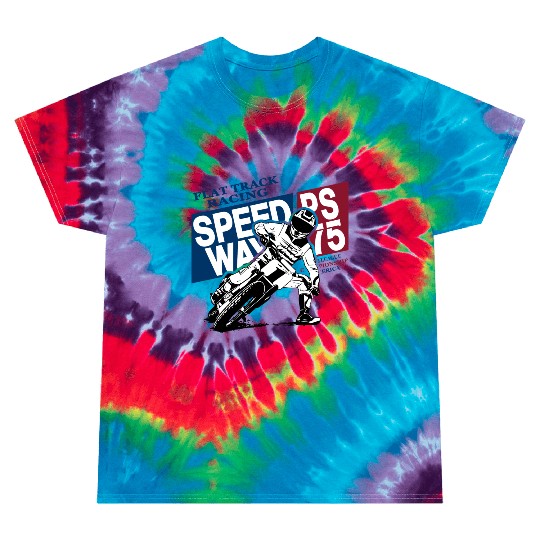 Flat Track Rider - Speedway Racing Tie Dye T Shirts