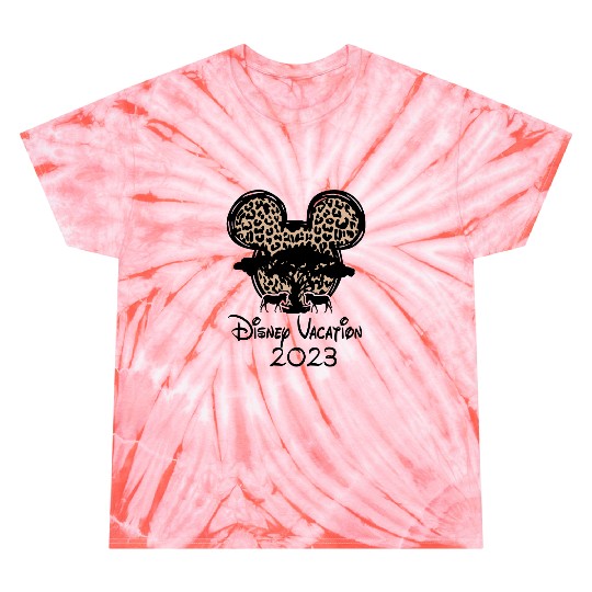 Disney 2023 Family Trip Tie Dye T Shirts, Mickey Mouse Fashion Disneyland Casual Vacation Tie Dye T Shirts