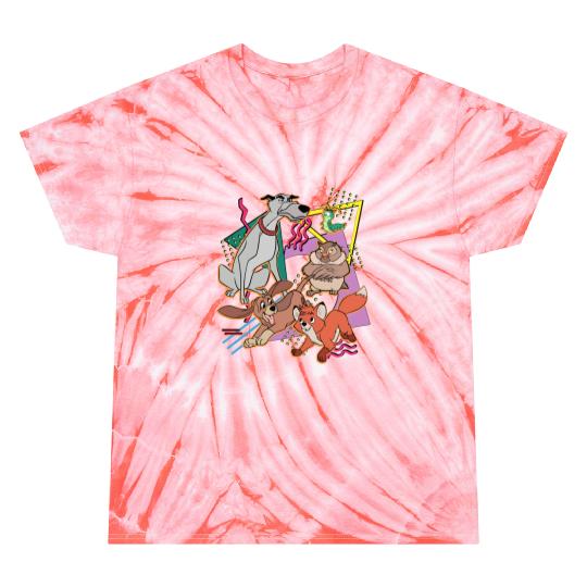 Disney The Fox and The Hound Tie Dye T Shirts, Disney Trip Tie Dye T Shirts