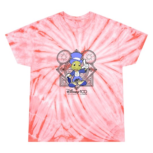 Disney Jiminy Cricket 100 Years Of Wonder Tie Dye T Shirts Jiminy Cricket Tie Dye T Shirts