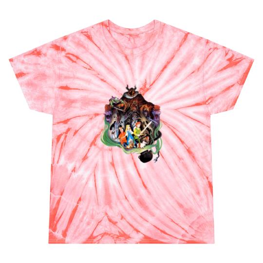 Black Cauldron 1985 Tie Dye T Shirts, Disney Princess Tie Dye T Shirts