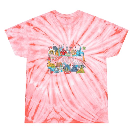 Disneyland Resort  Tie Dye T Shirts, Vintage Disney Tie Dye T Shirts, Magic Kingdom Tie Dye T Shirts, Disney World Tie Dye T Shirts