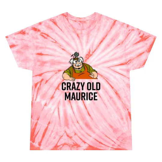 Beauty And The Beast Crazy Old Maurice Dad Tie Dye T Shirts, Funny Disney Dad Tie Dye T Shirts