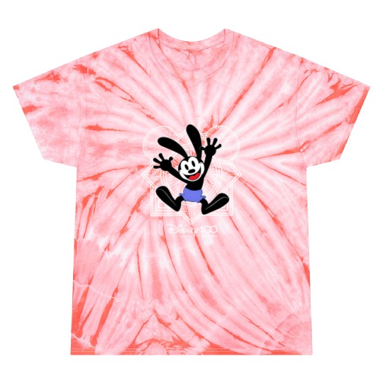 Disney Oswald The Lucky Rabbit Tie Dye T Shirts, Oswald Tie Dye T Shirts, Disney 100 Years of Wonder Tie Dye T Shirts, Disneyland 100th Anniversary Tie Dye T Shirts