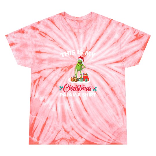 Disney Santa Kermit Frog Christmas Muppets Tie Dye T Shirts