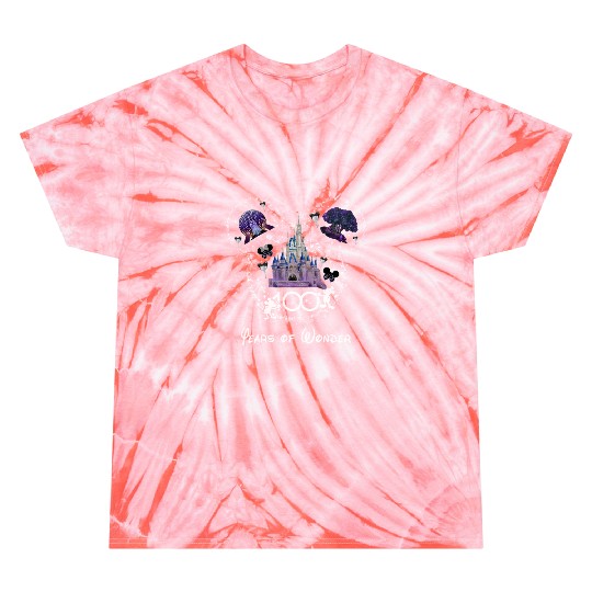 Discover Disney 100 Years of Wonder Tie Dye T Shirts, Disneyland 100th Anniversary Tie Dye T Shirts