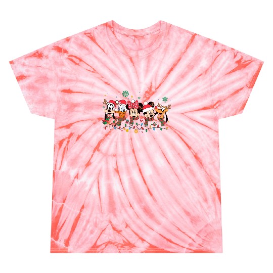 Disneyland Christmas Tie Dye T Shirts