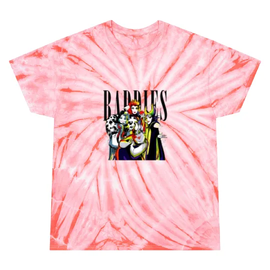 Disney Villians Baddies Graphic Design Maleficent Queen Cruella,Ursla Tie Dye T Shirts