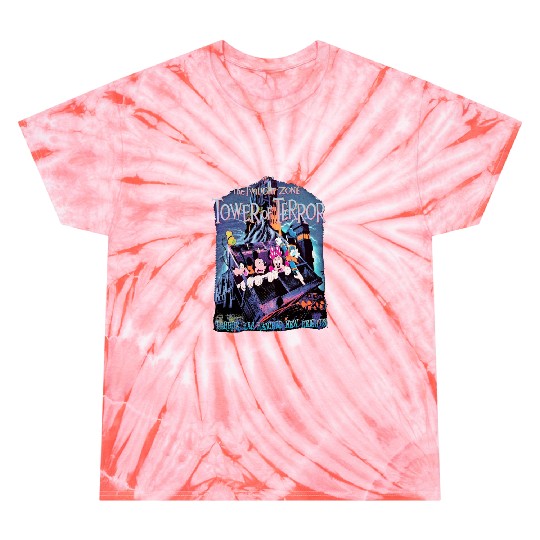 Vintage The Twilight Zone Tower of Terror Retro Tie Dye T Shirts, Disney Tie Dye T Shirts