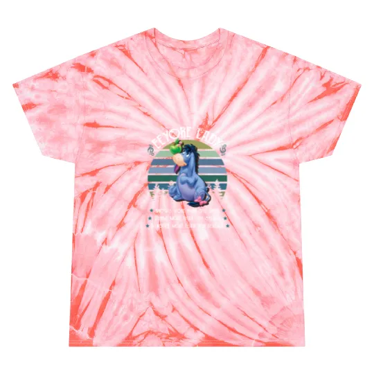 Christmas Gift, Eeyore Tie Dye T Shirts, Eeyore Unisex Tie Dye T Shirts, Disney Eeyore Tie Dye T Shirts