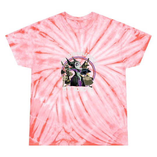 Retro Disney Sleeping Beauty Villains Maleficent Surrounded By Idiots Tie Dye T Shirts, Magic Kingdom Tie Dye T Shirts