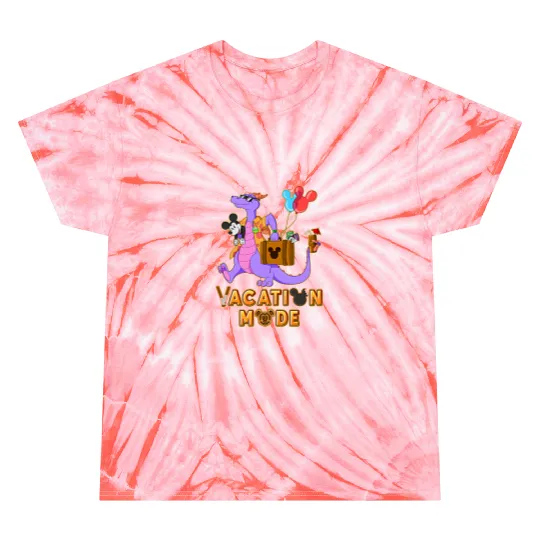 Disney Funny Figment & Mickey Mouse Tie Dye T Shirts, Disneyland Tie Dye T Shirts