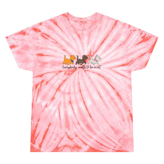 Disney Cat Tie Dye T Shirts, Aristocats Tie Dye T Shirts