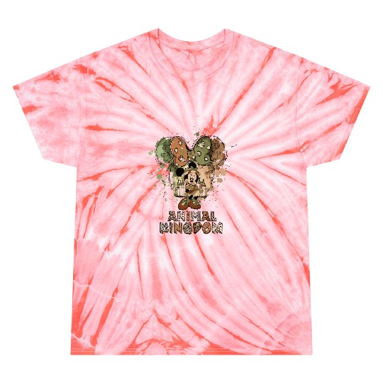 Minnie Safari Tie Dye T Shirts, Disney Animal Kingdom Tie Dye T Shirts