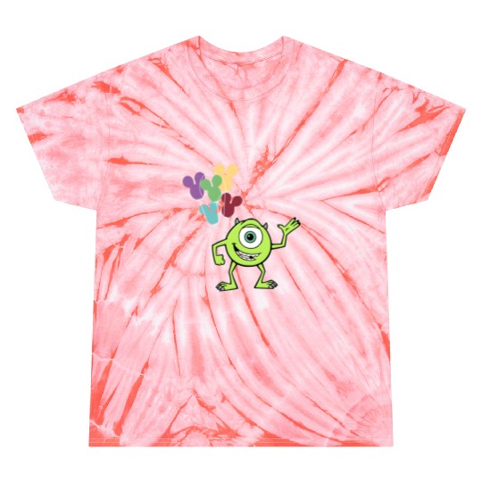 Disney Monsters Inc Tie Dye T Shirts, Mike Wazowski Tie Dye T Shirts, Monsters University Tie Dye T Shirts