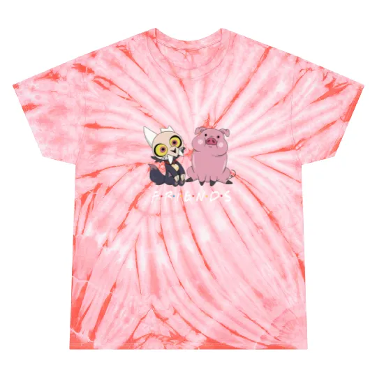 Disney Channel Gravity Falls Waddles & King The Owl House Friends Tie Dye T Shirts