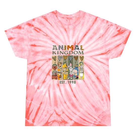Animal Kingdom Est 1998 Tie Dye T Shirts, Pooh and Friends Safari Tie Dye T Shirts, Disney Balloon Tie Dye T Shirts