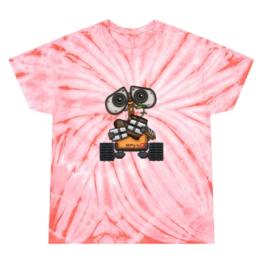 Cute Wall-E Tie Dye T Shirts, Disney Pixar Wall-E, Wall E Cartoon Tie Dye T Shirts, Disney Wall-e Tie Dye T Shirts