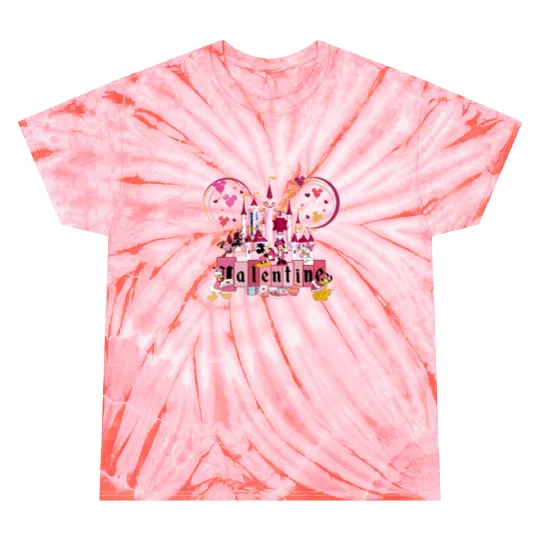 Valentines Disney Family, Valentines Gift, Disney Valentine Couple Tie Dye T Shirts