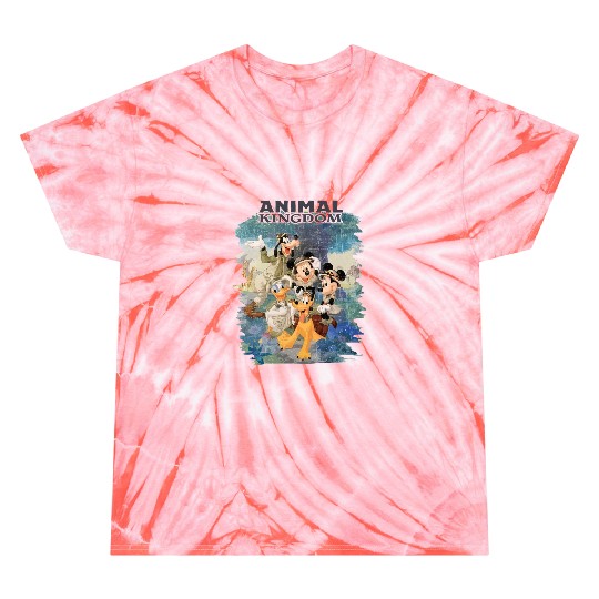  Color Disney Animal Kingdom Tie Dye T Shirts, Mickey Safari Vintage Tie Dye T Shirts